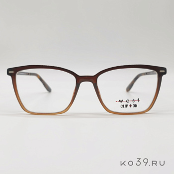 Оправа корригирующих очков West M.WV350 C.2 53-17 140 PLASTICA UNISEX VISTA+CLIP ON
