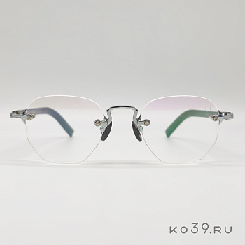 Оправа очковая TATTVA, RG98.RX.SIL Серебро, титан, зауник натуральный рог, 47-21-150