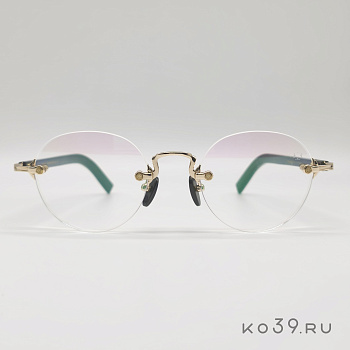 Оправа очковая TATTVA, HN78.RX.G Золото, титан, зауник натуральный рог, 48-21-150