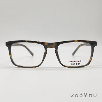 Оправа корригирующих очков West M.WV201 C.2 54-18 147 PLAST.UOMO VISTA+CLIP-ON