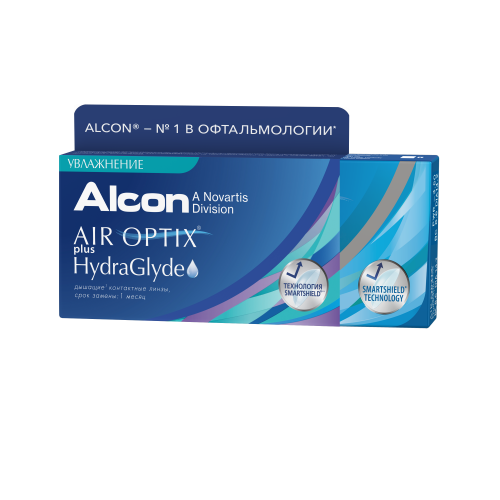 AIR OPTIX Plus HydraGlyde  / BC 8.6 (3шт.)