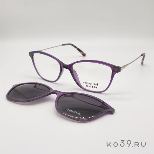 Оправа корригирующих очков West M.99977 C.2 53-16 145 PLASTICA DONNA VISTA+CLIP-ON