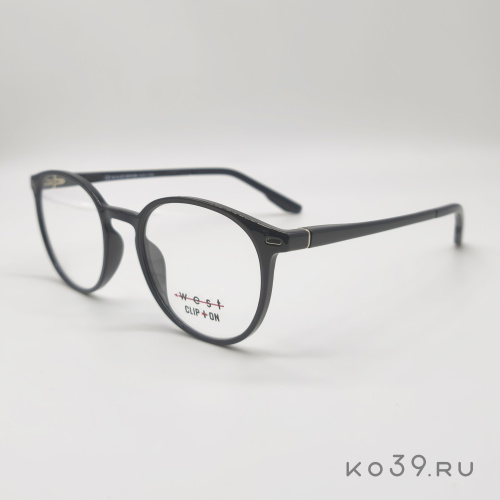 Оправа корригирующих очков West M.WV349 C.1 50-20 140 PLASTICA UNISEX VISTA+CLIP ON