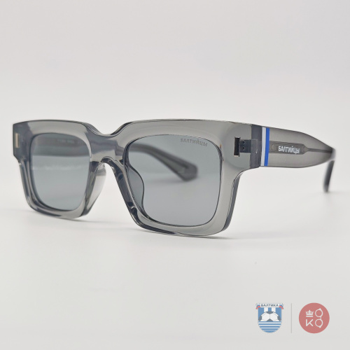 9838P Солнцезащитные очки "Балтийцы" (пластик.) в упаковке (ЗАЩИТНИК) серый