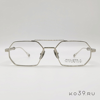 Оправа очковая Philippe V N47-01S01N Серебро, титан, 52-18-145