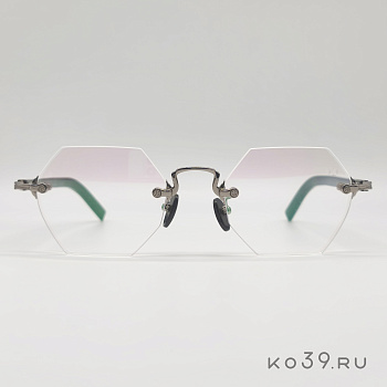 Оправа очковая TATTVA, HN99.RX.GN Графит, титан, зауник натуральный рог, 50-21-150