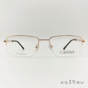 Оправа корригирующих очков "КОРОЛЕВСКАЯ ОПТИКА" (металл) 687 С4