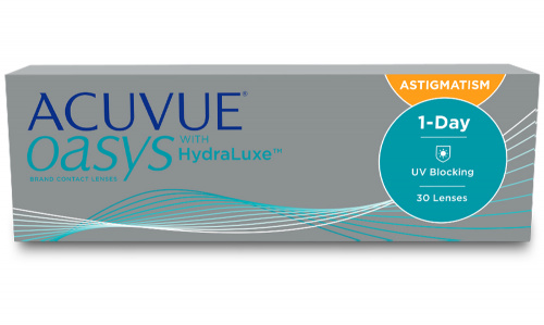 1-Day ACUVUE OASYS Hydraluxe for ASTIGMATISM / Ось 170 / BC 8.5 (30шт.)
