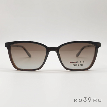 Оправа корригирующих очков West M.WV350 C.2 53-17 140 PLASTICA UNISEX VISTA+CLIP ON