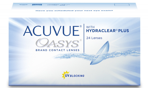 ACUVUE OASYS with Hydraclear Plus  / BC 8.8 (24шт.)