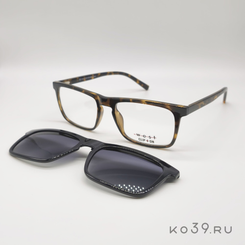 Оправа корригирующих очков West M.WV201 C.2 54-18 147 PLAST.UOMO VISTA+CLIP-ON