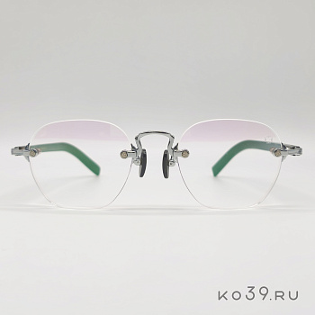 Оправа очковая TATTVA, HN77.RX.SIL Серебро, титан, зауник натуральный рог, 49-21-150