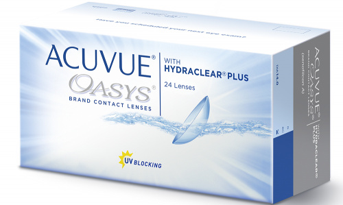 ACUVUE OASYS with Hydraclear Plus  / BC 8.8 (24шт.)