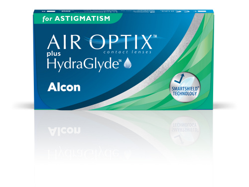 AIR OPTIX plus HydraGlyde for ASTIGMATISM  / Ось 150 / BC 8.7 (3шт.)