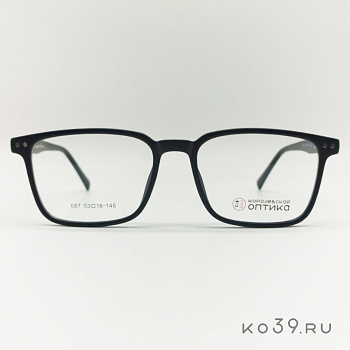 Оправа корригирующих очков "КОРОЛЕВСКАЯ ОПТИКА" (пластик) 687 С3