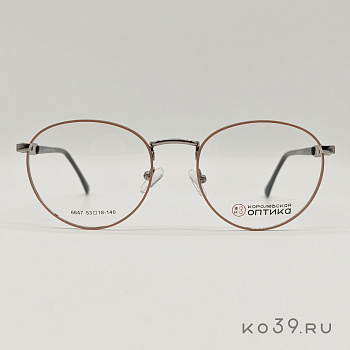 Оправа корригирующих очков "КОРОЛЕВСКАЯ ОПТИКА" (металл) 6647 С3