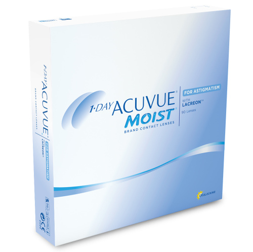 1-Day ACUVUE MOIST for ASTIGMATISM  / Ось 20 / BC 8.5 (90шт.)