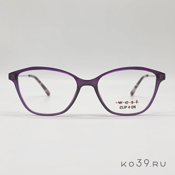 Оправа корригирующих очков West M.99977 C.2 53-16 145 PLASTICA DONNA VISTA+CLIP-ON