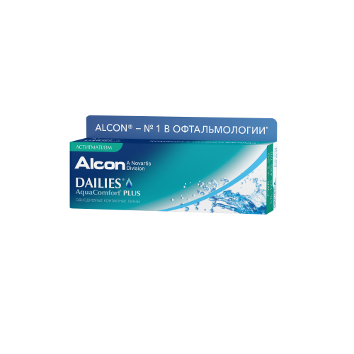 DAILIES AquaComfort Plus TORIC  / Ось 180 / BC 8.8 (30шт.)