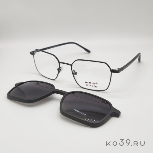Оправа корригирующих очков West M.WV334 C.1 53-20 140 METALLO UOMO VISTA+CLIP ON