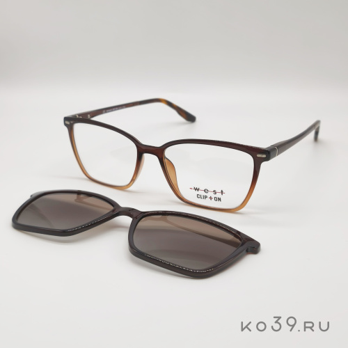 Оправа корригирующих очков West M.WV350 C.2 53-17 140 PLASTICA UNISEX VISTA+CLIP ON