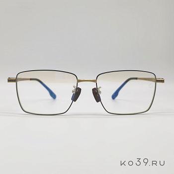 Оправа очковая TATTVA, TREND.RX.BK-G_LE Черный, золото, коричневый, титан, дерево, 54-18-150