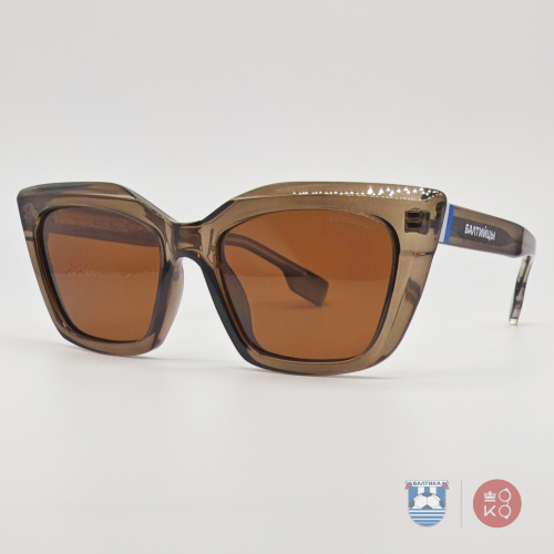 RE3522 Солнцезащитные очки "Балтийцы" (пластик.) в упаковке (ДЮНА) коричневый