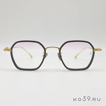 Оправа очковая TATTVA, HARIZMA.RX.BK-G Черный,золотой, титан, ацетат 48-21-145