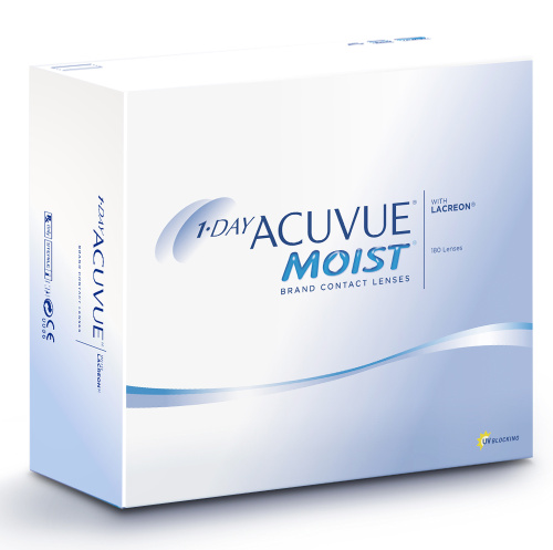 1-Day ACUVUE MOIST / BC 9.0 (180шт.)
